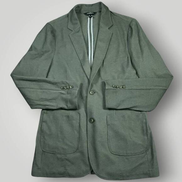 Lands End Outfitters Blazer Sport Coat Mens 36R Classic Fit Pique Deconstructed - Picture 1 of 9